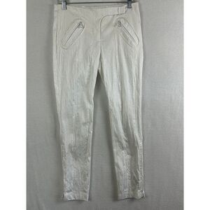 Vera‎ Wang Pants Women's 6 Zip Pockets Trousers